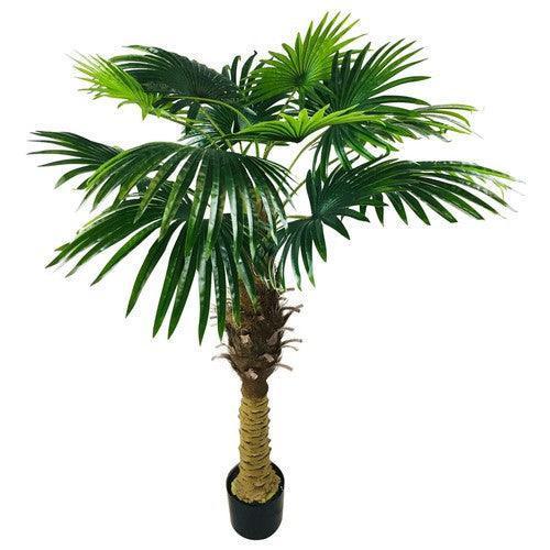 150cm Artificial Fan Palm Tree for Lush Indoor and Outdoor Decor-Ornamental Plant-AfiLiMa Essentials