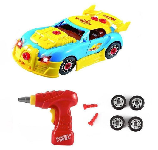 2-Pack Build Your Own Toy Car Set with Electric Drill & 30 Pieces-Toy-AfiLiMa Essentials