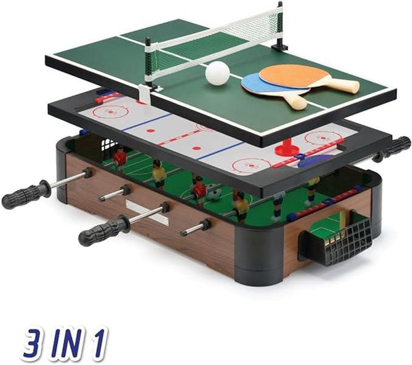 20inch 3 in 1 Top Games, Mini Football, Hockey and Table Tennis Toy-Mini Football-Powerplay-AfiLiMa Essentials