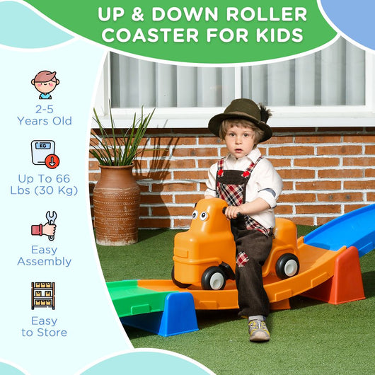 3(m) Up and Down Rollercoaster for Kids w/ Non-Slip Steps, for Ages 2-5 Years-AIYAPLAY-AfiLiMa Essentials