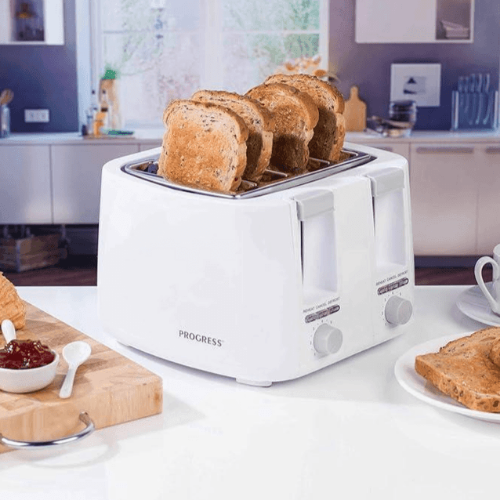 4 Slice Toaster with Adjustable Browning Control-Toaster-AfiLiMa Essentials