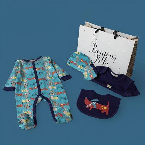 6-Piece Baby Sleepsuit Gift Set for Infants-Gift Set baby clothes-AfiLiMa Essentials