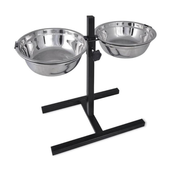 Adjustable Double Feeding Stand-Dog Bowl-AfiLiMa Essentials