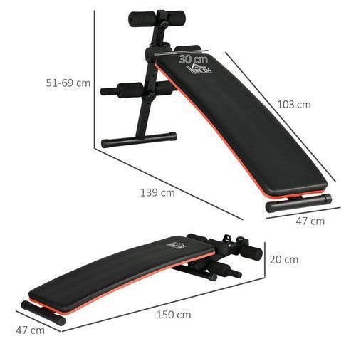 Adjustable Sit Up Bench for Home Gym-Exercise Benches-AfiLiMa Essentials