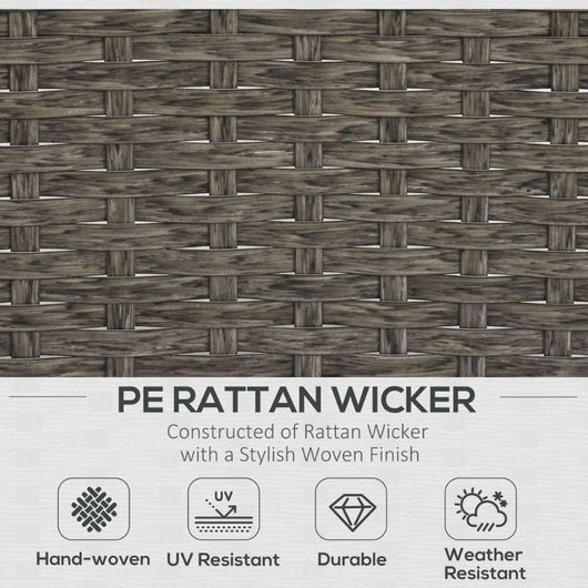 All-Weather Wicker Conversation Set for Patio-Garden Furniture-AfiLiMa Essentials