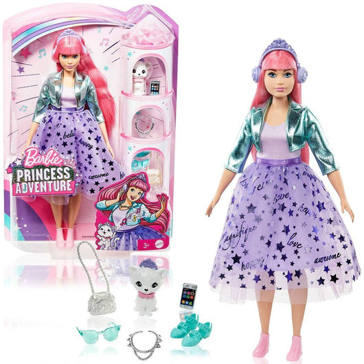 Barbie Princess Adventure Doll Deluxe Princess Daisy Toy For Kids-Barbie-AfiLiMa Essentials