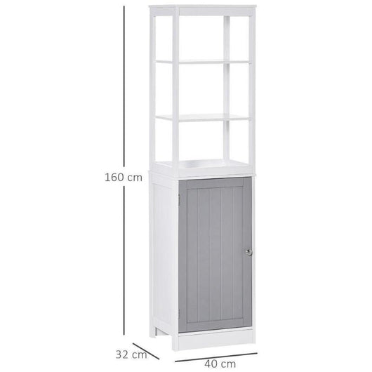 Bathroom Tall Storage Cabinet Organiser-Cabinet-AfiLiMa Essentials