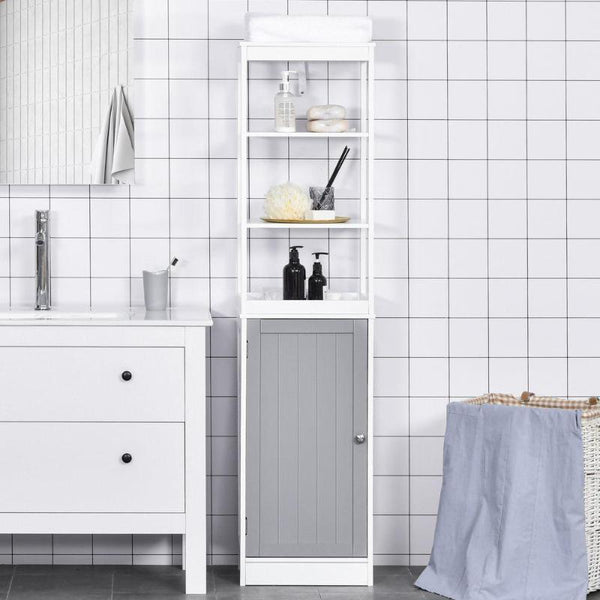 Bathroom Tall Storage Cabinet Organiser-Cabinet-AfiLiMa Essentials