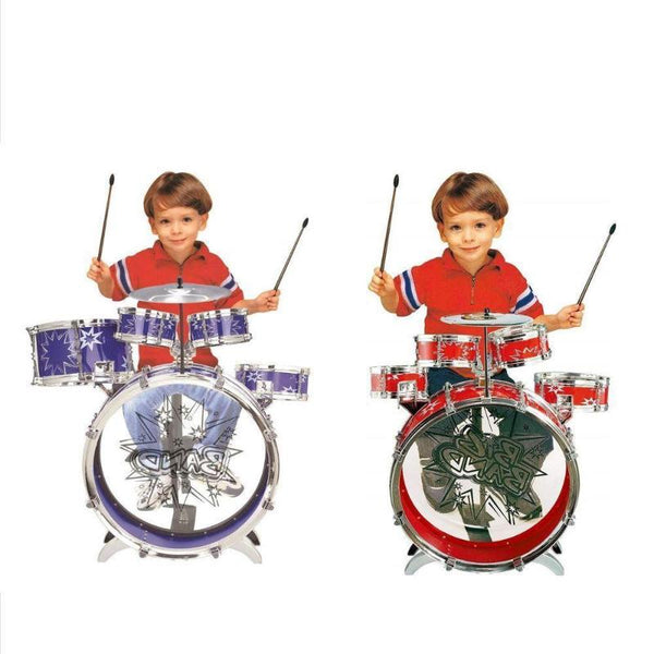 Big Band Children's Rockstar Drums & Cymbal Kit With Stool-Toy-AfiLiMa Essentials