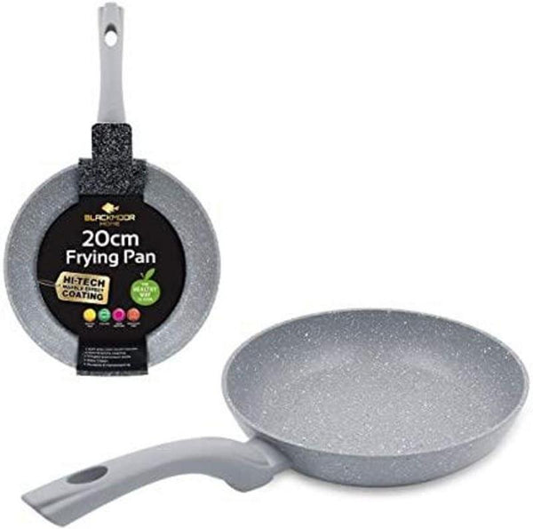 Blackmoor 20cm Non-Stick Grey Frying Pan-Frying Pan-AfiLiMa Essentials