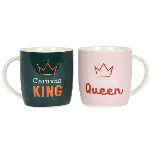 Caravan King and Queen Mug Set-Mug Set-AfiLiMa Essentials