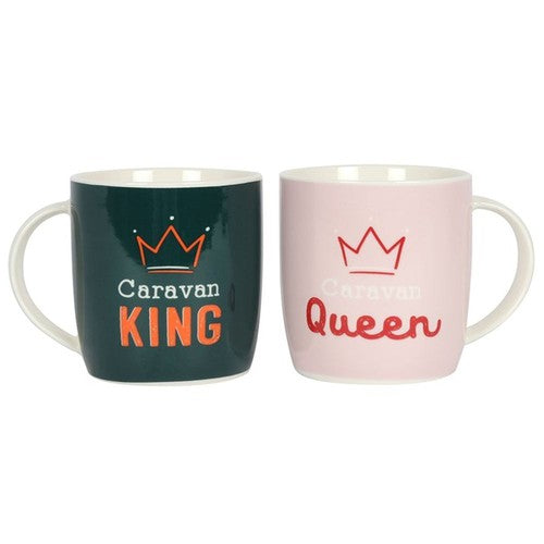 Caravan King and Queen Mug Set-Mug Set-Something Different-AfiLiMa Essentials