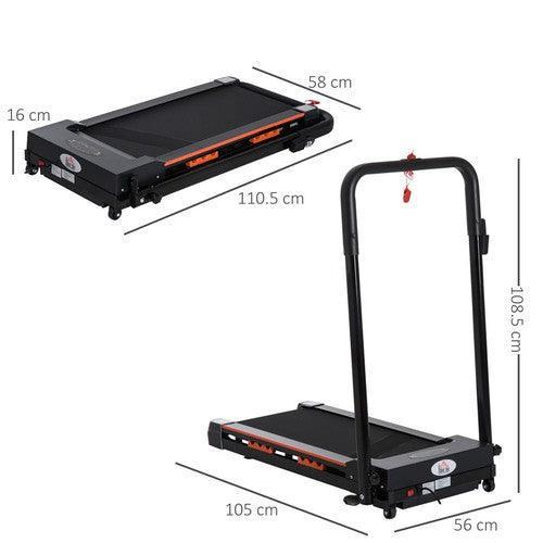 Compact Folding Motorised Treadmill with Adjustable Speed Control-Treadmills-AfiLiMa Essentials