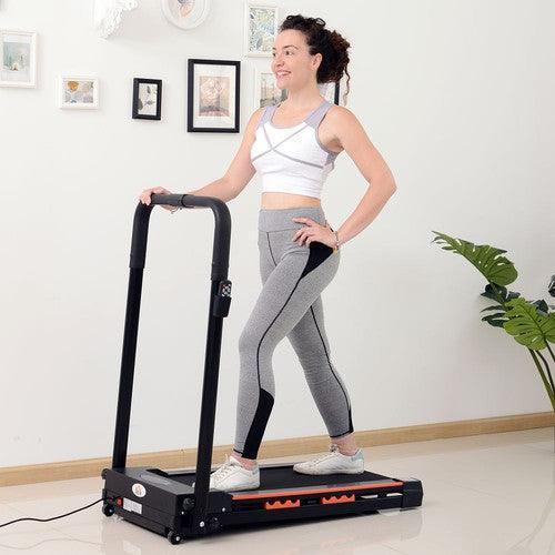 Compact Folding Motorised Treadmill with Adjustable Speed Control-Treadmills-AfiLiMa Essentials