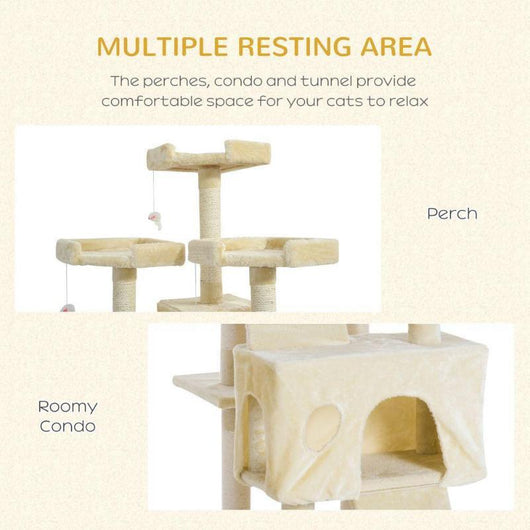 Condo Furniture Scratcher Post Pet Cat Tree-Cat Tree-AfiLiMa Essentials