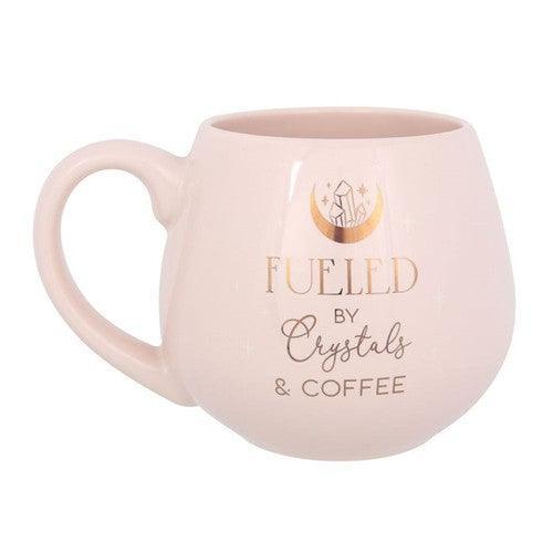 Crystals and Coffee Rounded Mug-Mug-AfiLiMa Essentials