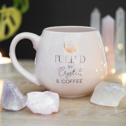 Crystals and Coffee Rounded Mug-Mug-AfiLiMa Essentials