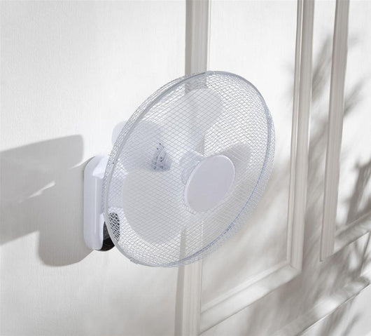 Daewoo 16" White Wall Fan With Remote Control-Wall Fan-AfiLiMa Essentials