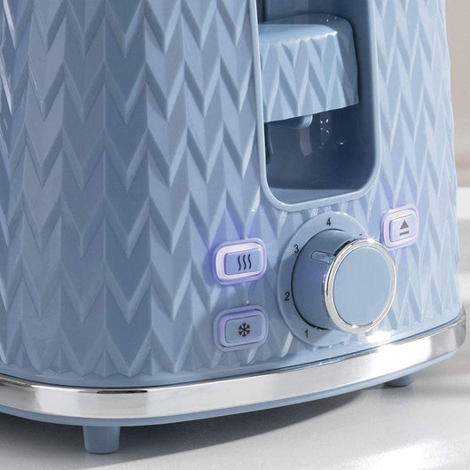 Daewoo Argyle 2 Slice Toaster Light Blue-Toaster-AfiLiMa Essentials