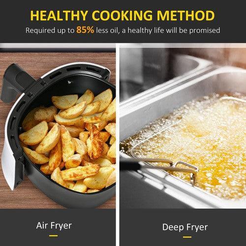 Digital Air Fryer with Timer and Nonstick Basket-Air Fryer-AfiLiMa Essentials