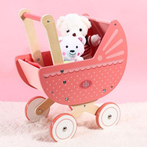 Doll World Pram Play Pushchair-Toy-AfiLiMa Essentials