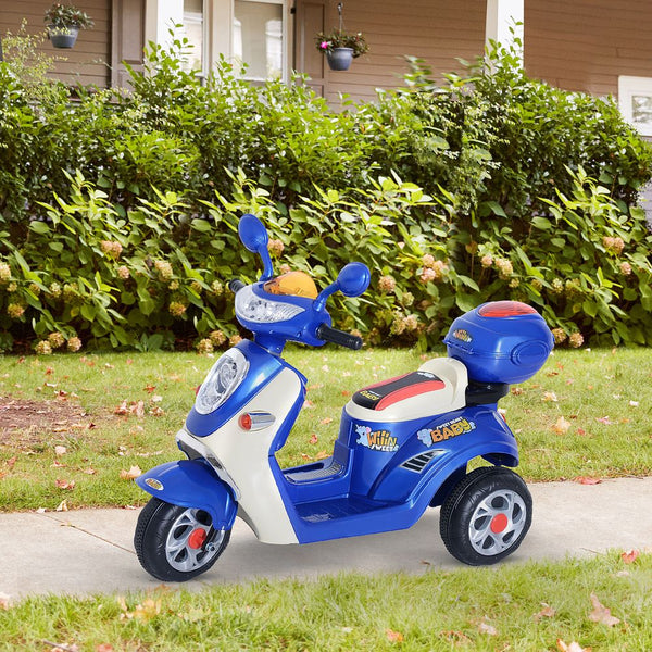 Electric Ride on Toy Car Kids Motorbike Children Battery Tricycle 6V-Electric Tricycle Toy-HOMCOM-AfiLiMa Essentials