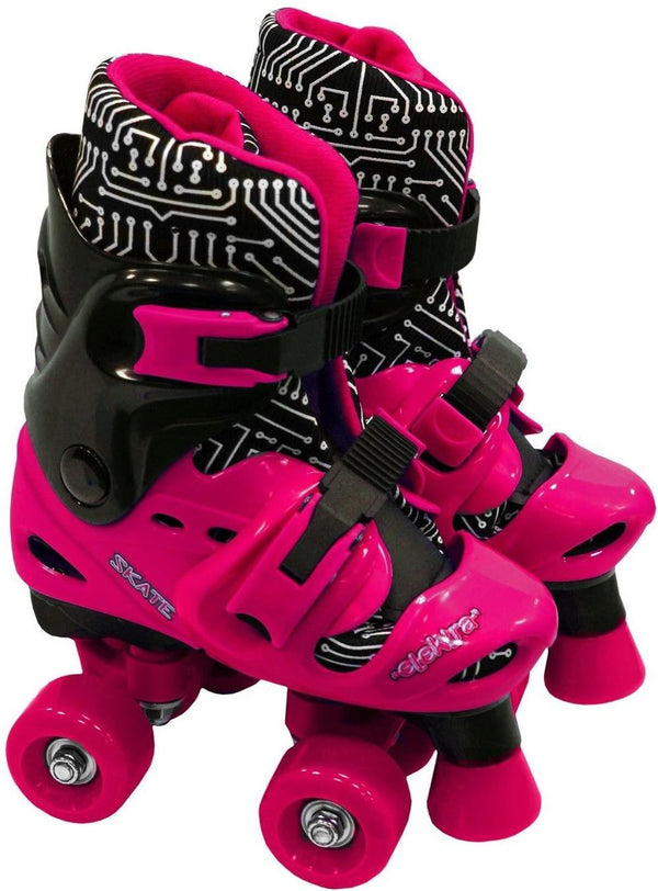 Elektra Quad Boot Medium Blk &Pink 13J-2-Inline Skates-H.GROSSMAN-AfiLiMa Essentials