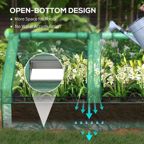 Elevated Garden Planter with Protective Greenhouse-Greenhouse-AfiLiMa Essentials