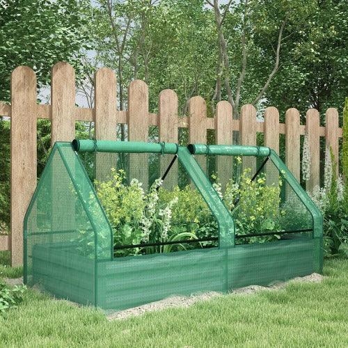 Elevated Garden Planter with Protective Greenhouse-Greenhouse-AfiLiMa Essentials