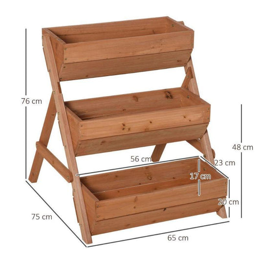 Elevated Wooden Planter Box Kit for Raised Garden Beds-Planter Box-AfiLiMa Essentials