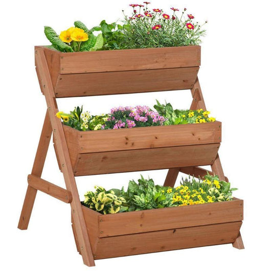 Elevated Wooden Planter Box Kit for Raised Garden Beds-Planter Box-AfiLiMa Essentials