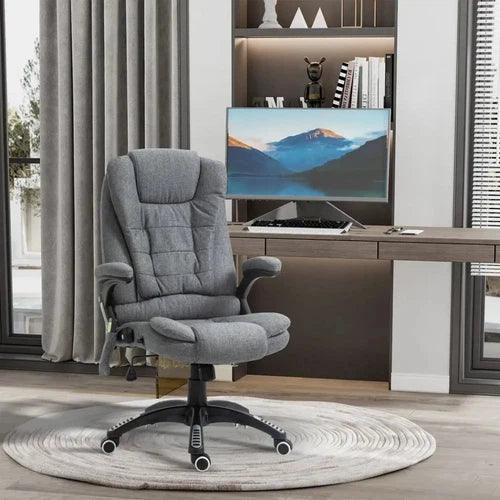 Executive Reclining Chair with Heating Massage-Office Chair-AfiLiMa Essentials