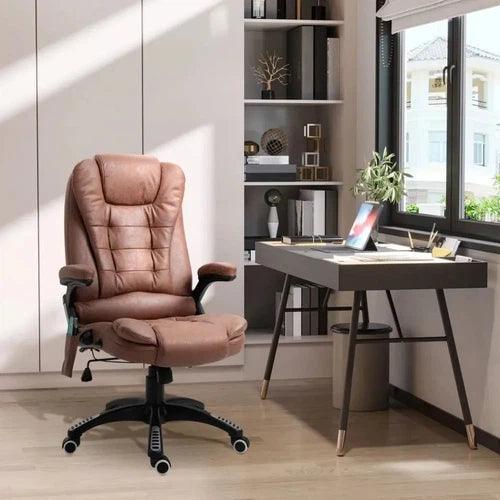 Executive Reclining Chair with Heating Massage-Office Chair-AfiLiMa Essentials