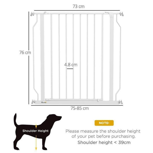 Extra-Wide Dog Gate for Stairs and Doorways-Gate Safety Barrier-AfiLiMa Essentials