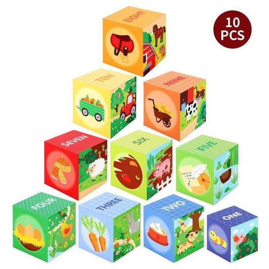 Farm Animal Balancing Blocks build and learn Toy Set for Ages 12m+-Toy-AfiLiMa Essentials