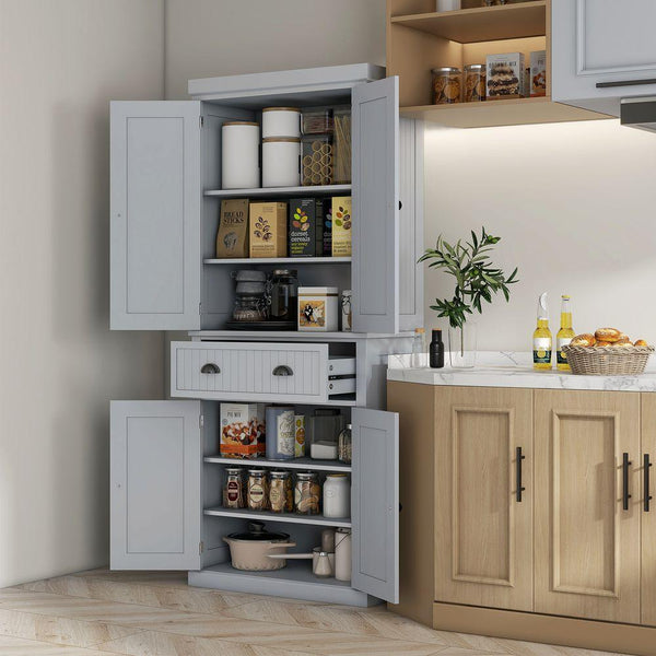 Freestanding Kitchen Storage Cabinet-Cabinets & Storage-AfiLiMa Essentials