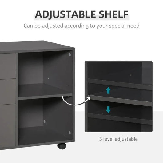 Freestanding Storage Cabinet with Shelves-Cabinets & Storage-AfiLiMa Essentials