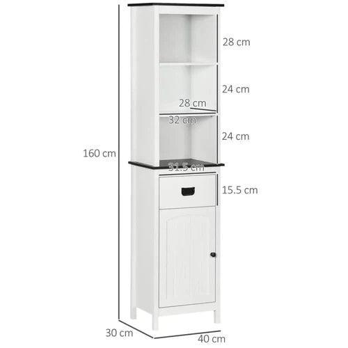 Freestanding Tall Bathroom Cabinet-Bathroom Cabinet-AfiLiMa Essentials