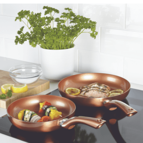 Frying Pan Set Ceramic Coating Healthy Cooking Non Stick-Frying Pan-AfiLiMa Essentials