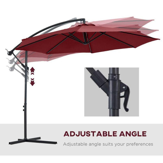 Garden Banana Parasol Cantilever-Parasol-AfiLiMa Essentials