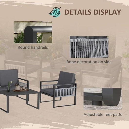 Garden Furniture Sets with Cushions-Garden Furniture-AfiLiMa Essentials