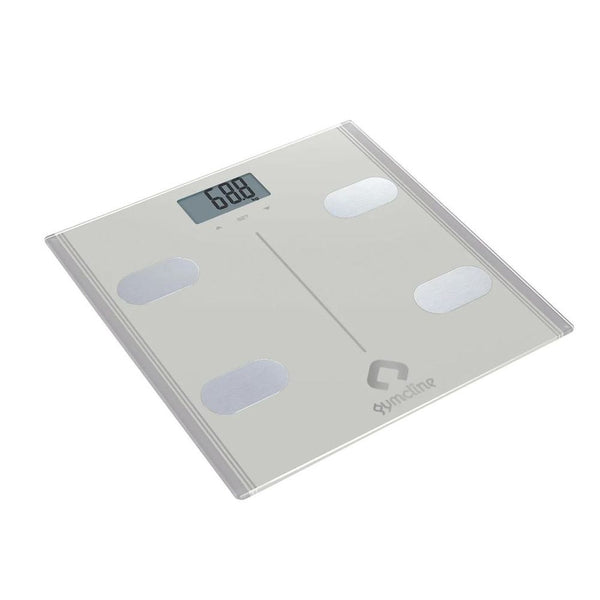 Gymcline Body Analysis Scale w/ BMI Report & Daily Calorie Intake Guide, Silver-Gymcline-AfiLiMa Essentials