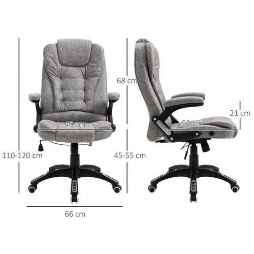 High Back Computer Desk Chair with Arms Swivel Wheels-Office Chair-AfiLiMa Essentials