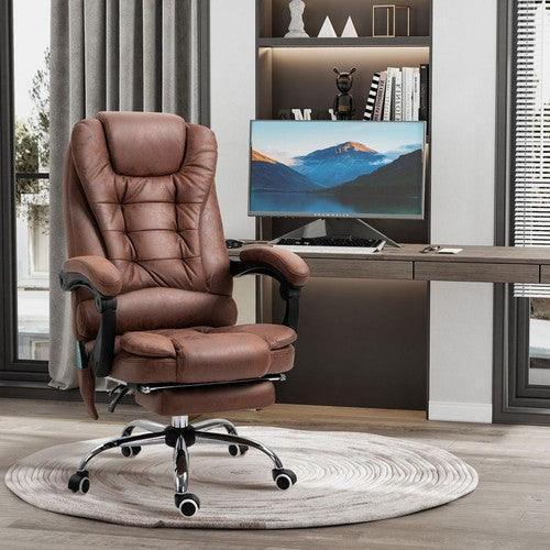 High Back Heated Massage Office Chair-Office Chair-AfiLiMa Essentials