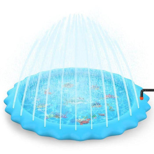 Inflatable Round Water Splash Pad for Kids - Summer Play Mat Toy-Toy-AfiLiMa Essentials