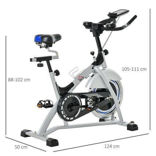 LCD Monitor Cycling Exercise Bike with Adjustable Resistance-Exercise Bike-AfiLiMa Essentials