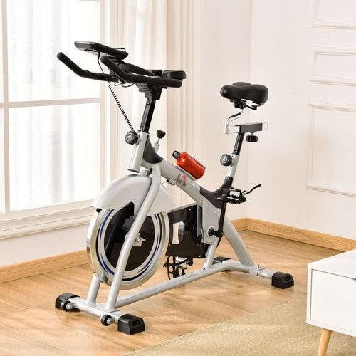 LCD Monitor Cycling Exercise Bike with Adjustable Resistance-Exercise Bike-AfiLiMa Essentials