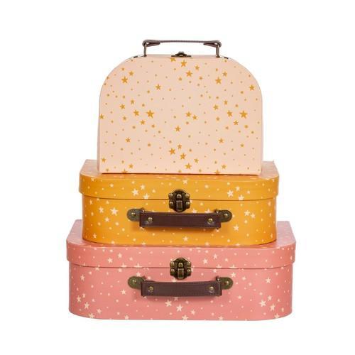 Little Stars Suitcases - Set of 3-Suitcases-AfiLiMa Essentials