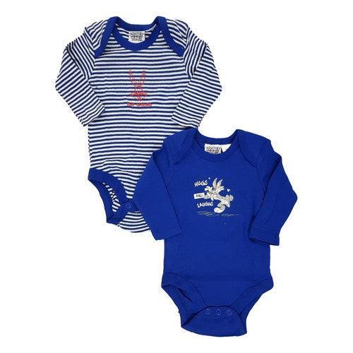 Long Sleeve Cotton Babygrow Bodysuit Vest Top Romper-Bodysuit vest-AfiLiMa Essentials