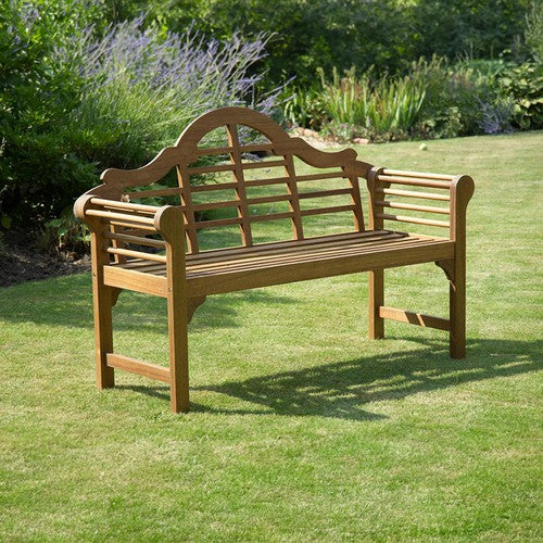 Lutyens Style Bench - Natural Oil-Garden Bench-Greenhurst-AfiLiMa Essentials